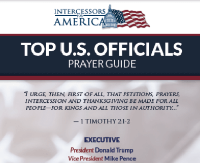 2020 Top U.S. Officials Prayer Guide | Intercessors for America